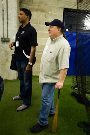 Batting Practice with my dear friend...
RAY NEGRON (from the Yankees)